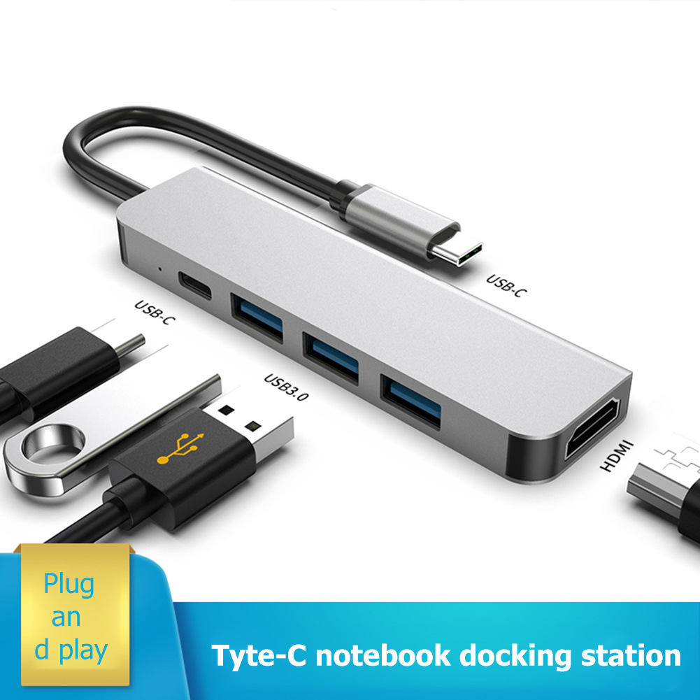 5 in 1 USB-C Hub with PD charging and HDMI Adapter